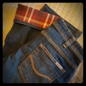 Carhartt flannel lined jeans